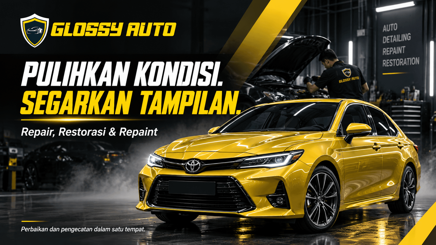 Coating dan detailing Glossy Auto